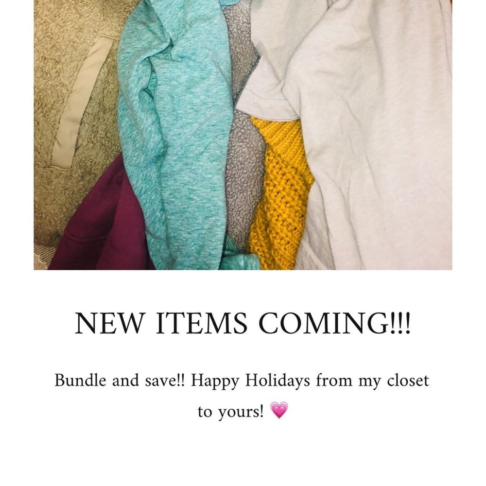 NEW ITEMS COMING